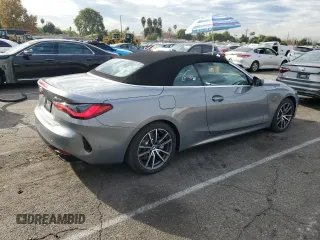 2025 BMW 4 Series 430i xDrive with VIN WBA53DB00SCS31111, listed as a Copart auction lot 84764484 with 4,724 mi miles and Clean Title. Bid and sale history available at DreamBid. Image 3.