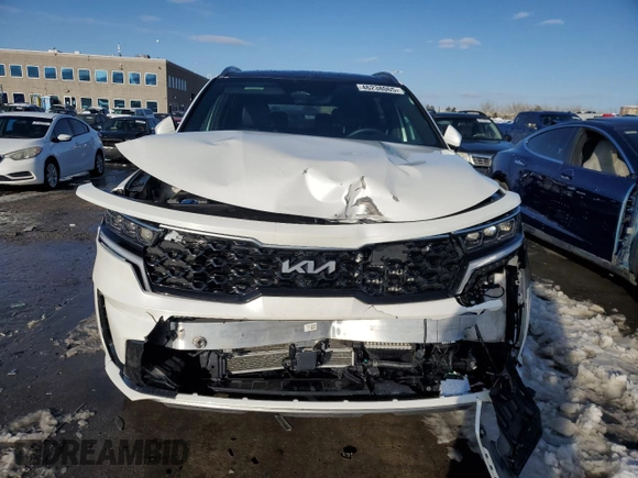 2023 Kia Sorento SX Prestige z VIN KNDRKDLG4P5181599, wystawiony jako Copart lot #46238065 z przebiegiem 16 451 mil mil oraz Szkoda całkowita • Salvage title. Historia ofert i sprzedaży dostępna na DreamBid. Obrazek 5.
