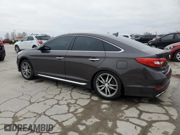 2015 Hyundai Sonata Sport with VIN 5NPE34AB4FH222623, listed as a Copart auction lot 47863515 with 132,317 mi miles and Salvage Title. Bid and sale history available at carsss.com. Image 2.