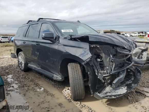 2021 Chevrolet Tahoe RST with VIN 1GNSKRKD9MR175640, listed as a Copart auction lot 75061984 with 0 mi miles and Salvage Title. Bid and sale history available at carsss.com. Image 4.