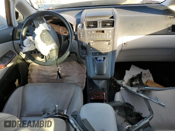 2010 Lexus HS 250h with VIN JTHBB1BA9A2013008, listed as a Copart auction lot 85761394 with Not Provided miles and Salvage Title. Bid and sale history available at DreamBid. Image 8.