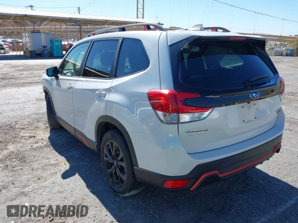 2023 Subaru Forester Special Sports with VIN JF2SKAGC9PH477113, listed as a IAAI auction lot 40981253 with 17,501 mi miles and . Bid and sale history available at DreamBid. Image 3.