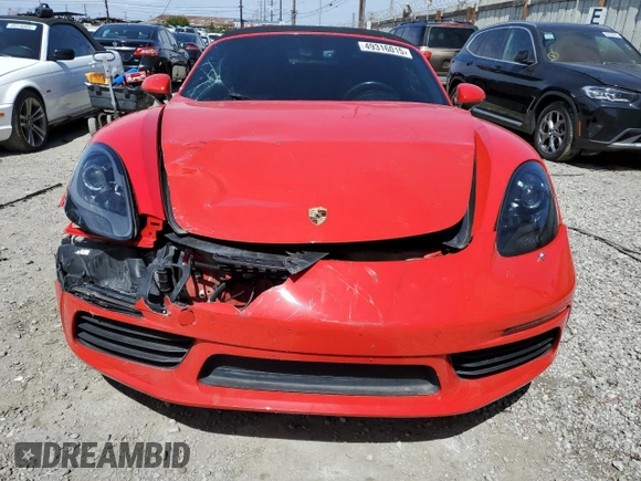 2019 Porsche 718 Boxster z VIN WP0CA2A84KS210831, wystawiony jako Copart lot #49316015 z przebiegiem 53 539 mil mil oraz Szkoda całkowita • Salvage title. Historia ofert i sprzedaży dostępna na DreamBid. Obrazek 5.