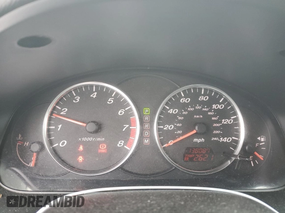 2007 Mazda 6 S Sport VE with VIN 1YVHP82D275M02784, listed as a Copart auction lot 44386295 with 138,087 mi miles and Salvage Title. Bid and sale history available at carsss.com. Image 9.