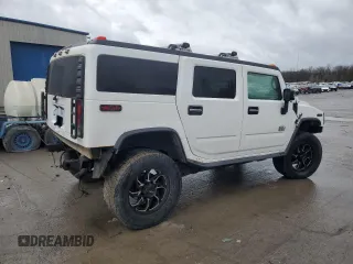 2006 Hummer H2 z VIN 5GRGN23UX6H104613, wystawiony jako Copart lot #51611815 z przebiegiem 186 543 mil mil oraz Szkody całkowita. Historia ofert i sprzedaży dostępna na DreamBid. Obrazek 3.