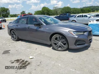 2021 Acura TLX w/A-Spec Package with VIN 19UUB6F51MA001449, listed as a Copart auction lot 61774275 with 83,036 mi miles and Salvage title. Bid and sale history available at DreamBid. Image 4.