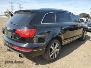 2015 Audi Q7 Premium Plus with VIN WA1LGAFEXFD017661, listed as a Copart auction lot 56394585 with 111,558 mi miles and Clean Title. Bid and sale history available at DreamBid. Image 3.