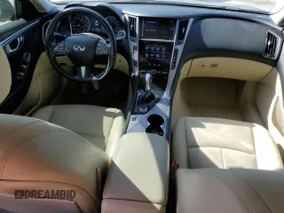 2015 Infiniti Q50 Premium with VIN JN1BV7AP3FM357305, listed as a Copart auction lot 52581735 with 126,303 mi miles and Clean Title. Bid and sale history available at carsss.com. Image 8.