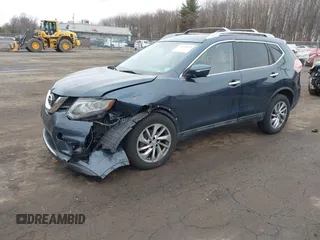 2014 Nissan Rogue S with VIN 5N1AT2MV1EC795008, listed as a IAAI auction lot 41723073 with 93,662 mi miles. Bid and sale history available at carsss.com. Image 2.