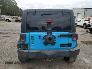 2018 Jeep Wrangler JK Unlimited Sport S with VIN 1C4BJWDG7JL888701, listed as a Copart auction lot 81190784 with 94,285 mi miles and Salvage Title. Bid and sale history available at carsss.com. Image 6.