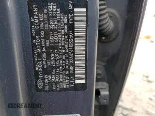 2020 Hyundai Tucson Value с VIN KM8J33A45LU089507, выставлен на аукционе Copart как лот 54572865 с пробегом 58 501 миль миль и Списание • Salvage title. История ставок и продаж доступна на DreamBid. Изображение 13.