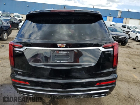 2022 Cadillac XT6 Premium Luxury with VIN 1GYKPDRS6NZ128630, listed as a Copart auction lot 51427144 with 35,108 mi miles and Non Repairable. Bid and sale history available at carsss.com. Image 6.