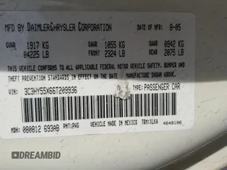 2006 Chrysler PT Cruiser with VIN 3C3HY55X66T209936, listed as a Copart auction lot 78415864 with Not Provided miles and Salvage Title. Bid and sale history available at DreamBid. Image 13.