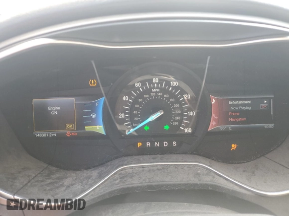 2013 Ford Fusion SE with VIN 3FA6P0H92DR379362, listed as a Copart auction lot 59636255 with 148,301 mi miles and Salvage title. Bid and sale history available at DreamBid. Image 9.