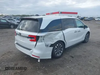 2022 Honda Odyssey EX-L with VIN 5FNRL6H77NB032262, listed as a IAAI auction lot 40772227 with 35,053 mi miles and . Bid and sale history available at DreamBid. Image 4.