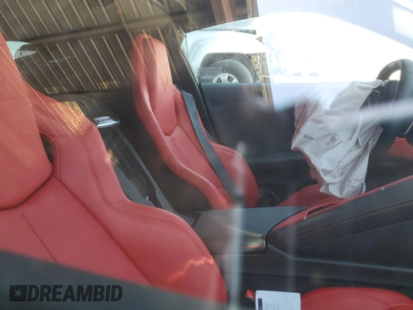2025 Chevrolet Corvette 2LZ with VIN 1G1YE2D39S5604603, listed as a Copart auction lot 57466515 with Not provided miles and Salvage title. Bid and sale history available at DreamBid. Image 10.