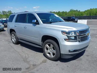 2015 Chevrolet Tahoe LTZ with VIN 1GNSCCKC3FR202934, listed as a IAAI auction lot 41995474 with 258,186 mi miles. Bid and sale history available at carsss.com. Image 1.