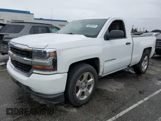 2016 Chevrolet Silverado 1500 Work Truck with VIN 1GCNCNEH8GZ100748, listed as a Copart auction lot 46064415 with 0 mi miles and Salvage Title. Bid and sale history available at carsss.com. Image 1.