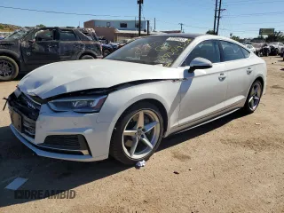 2018 Audi A5 Sportback Prestige with VIN WAUFNCF5XJA066581, listed as a Copart auction lot 72755433 with 68,138 mi miles. Bid and sale history available at carsss.com. Image 1.