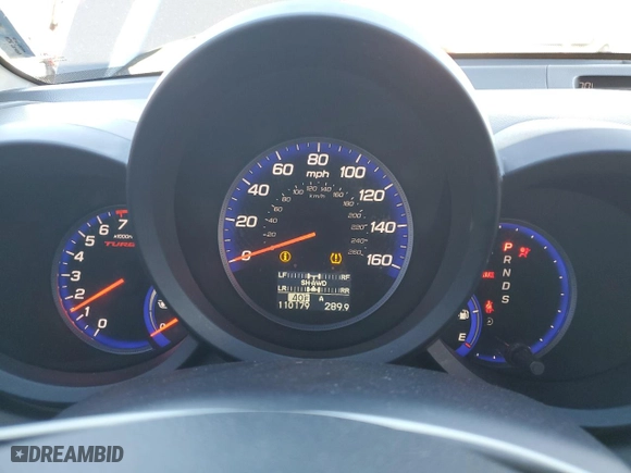 2010 Acura RDX Tech Pkg with VIN 5J8TB1H55AA004930, listed as a Copart auction lot 42621225 with 110,179 mi miles and Salvage Title. Bid and sale history available at carsss.com. Image 9.