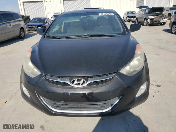 2012 Hyundai Elantra GLS PZEV with VIN KMHDH4AE8CU391953, listed as a Copart auction lot 42400255 with 160,229 mi miles and Salvage Title. Bid and sale history available at carsss.com. Image 5.
