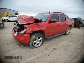 2012 Chevrolet Avalanche LT with VIN 3GNMCFE00CG161590, listed as a Copart auction lot 55078145 with 138,580 mi miles and Salvage title. Bid and sale history available at DreamBid. Image 1.
