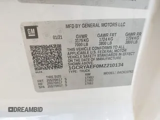 2021 Chevrolet Silverado 1500 Work Truck with VIN 1GCRYAEF0MZ210134, listed as a IAAI auction lot 41895945 with 57,797 mi miles and . Bid and sale history available at DreamBid. Image 9.