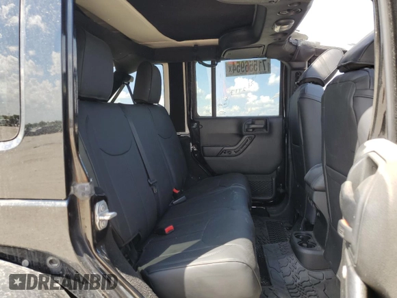 2018 Jeep Wrangler JK Unlimited Sahara with VIN 1C4BJWEG8JL858721, listed as a Copart auction lot 71556954 with 0 mi miles and Salvage Title. Bid and sale history available at carsss.com. Image 10.