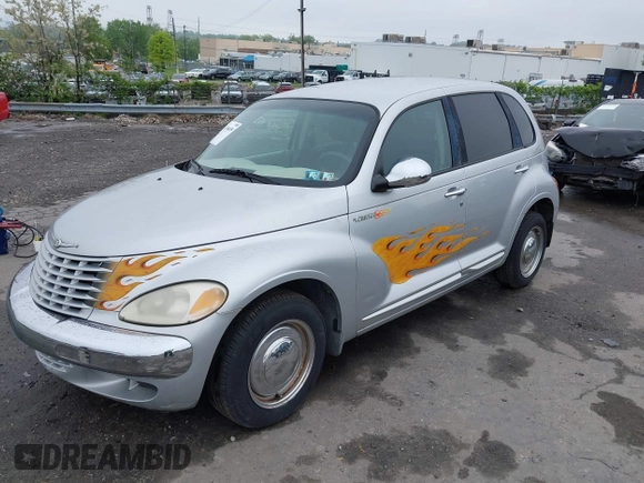 2002 Chrysler PT Cruiser with VIN 3C4FY48B12T207129, listed as a IAAI auction lot 42184699 with 95,377 mi miles. Bid and sale history available at carsss.com. Image 2.