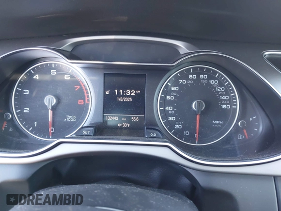 2013 Audi A4 Prestige with VIN WAUKFAFLXDA147339, listed as a IAAI auction lot 41219818 with 132,443 mi miles. Bid and sale history available at carsss.com. Image 7.