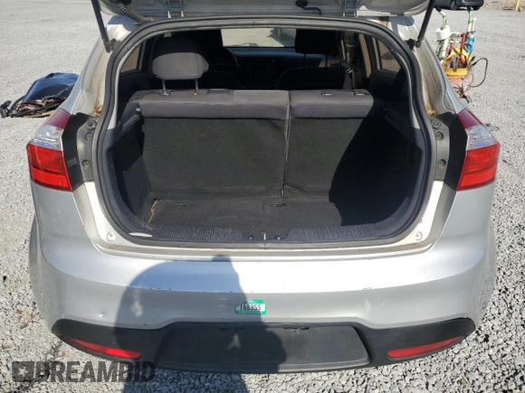 2014 Kia Rio LX with VIN KNADM5A30E6367851, listed as a Copart auction lot 84300514 with 181,083 mi miles and Clean Title. Bid and sale history available at carsss.com. Image 6.