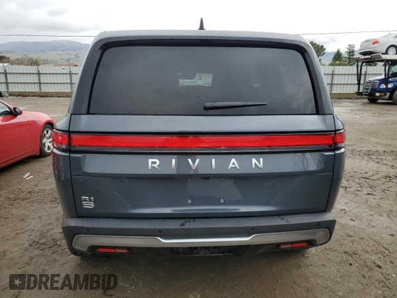 2023 Rivian R1S Adventure with VIN 7PDSGBBA5PN021048, listed as a Copart auction lot 44407815 with 10,642 mi miles and Salvage Title. Bid and sale history available at carsss.com. Image 6.