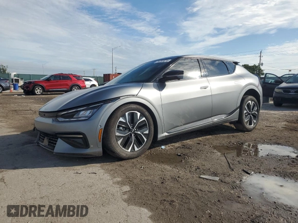 2024 Kia EV6 GT-Line with VIN KNDC44LA3R5201226, listed as a Copart auction lot 76283674 with 2,537 mi miles and Salvage Title. Bid and sale history available at carsss.com. Image 1.