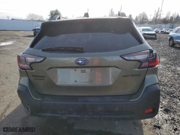 2023 Subaru Outback Onyx Edition with VIN 4S4BTALC9P3169157, listed as a Copart auction lot 43973465 with 9,930 mi miles and Salvage Title. Bid and sale history available at carsss.com. Image 6.