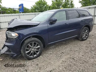 2018 Dodge Durango GT z VIN 1C4RDJDG5JC160416, wystawiony jako Copart lot #57112815 z przebiegiem Nie podano mil oraz Szkoda całkowita • Salvage title. Historia ofert i sprzedaży dostępna na DreamBid. Obrazek 1.