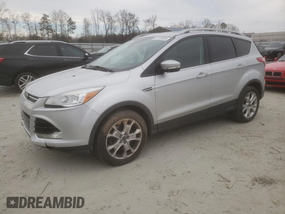 2016 Ford Escape Titanium with VIN 1FMCU9J95GUA34579, listed as a Copart auction lot 47172325 with 107,738 mi miles and Salvage Title. Bid and sale history available at carsss.com. Image 1.