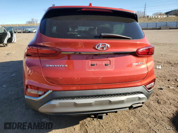 2020 Hyundai Santa Fe Limited with VIN 5NMS5CAA4LH223553, listed as a Copart auction lot 49643985 with 37,574 mi miles and Salvage Title. Bid and sale history available at carsss.com. Image 6.