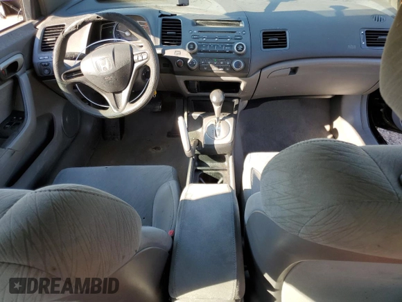 2008 Honda Civic Cpe LX with VIN 2HGFG126X8H568181, listed as a Copart auction lot 47339324 with 137,182 mi miles and Salvage Title. Bid and sale history available at carsss.com. Image 8.
