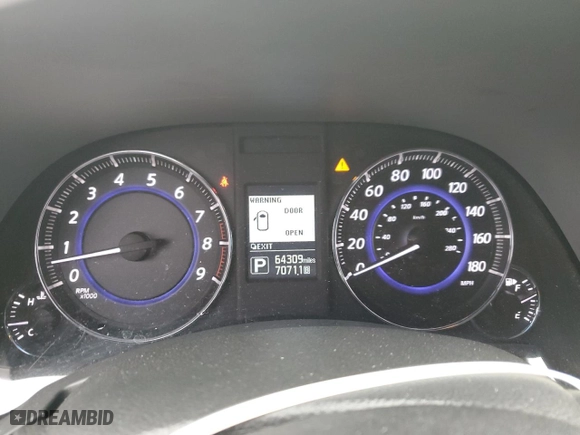 2015 Infiniti QX70 with VIN JN8CS1MW9FM481352, listed as a Copart auction lot 51229405 with 64,309 mi miles and Salvage Title. Bid and sale history available at carsss.com. Image 9.