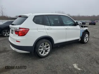 2011 BMW X3 28i with VIN 5UXWX5C59BL712808, listed as a Copart auction lot 51186475 with 129,586 mi miles and Clean Title. Bid and sale history available at carsss.com. Image 3.