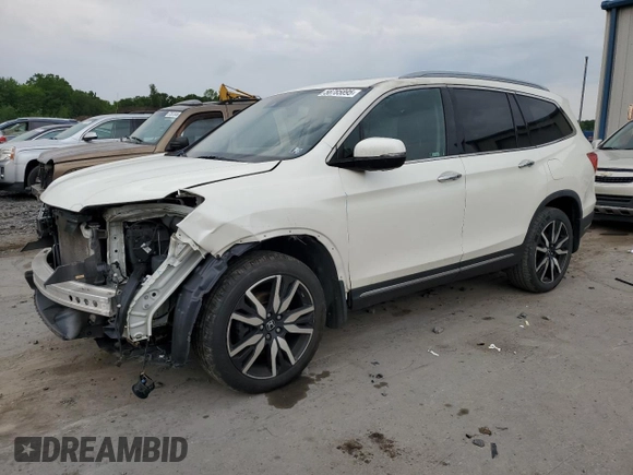 2019 Honda Pilot Touring 7-Passenger with VIN 5FNYF6H67KB005312, listed as a Copart auction lot 58785895 with 138,937 mi miles and Salvage title. Bid and sale history available at DreamBid. Image 1.