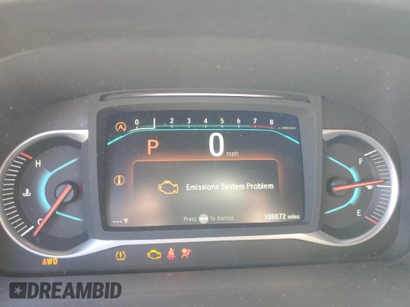 2021 Honda Passport Touring with VIN 5FNYF8H95MB014129, listed as a Copart auction lot 50105445 with 108,872 mi miles and Salvage Title. Bid and sale history available at carsss.com. Image 9.