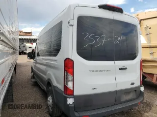 2021 Ford Transit Passenger XL with VIN 1FBAX9C82MKA89042, listed as a Copart auction lot 74293364 with 5,481 mi miles and Salvage Title. Bid and sale history available at DreamBid. Image 2.
