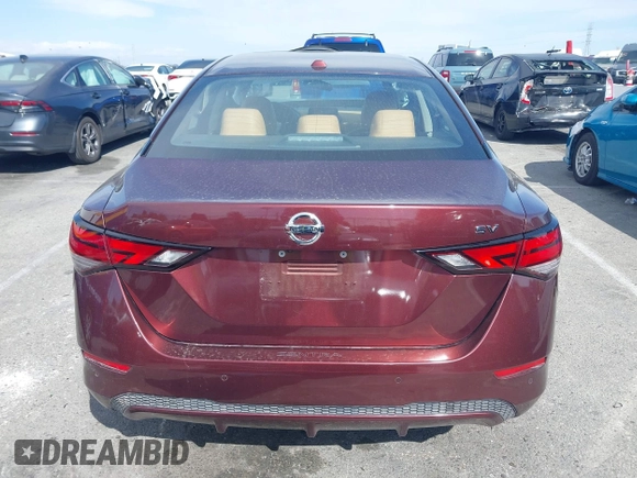 2021 Nissan Sentra SV with VIN 3N1AB8CV3MY245748, listed as a IAAI auction lot 41933086 with 22,887 mi miles and . Bid and sale history available at DreamBid. Image 17.