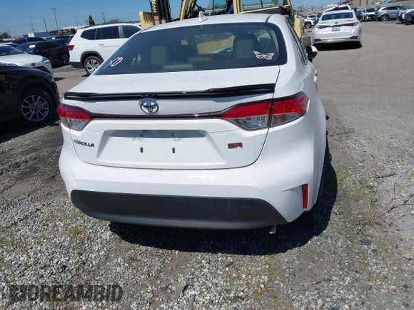 2024 Toyota Corolla LE with VIN JTDB4MEEXR3016274, listed as a IAAI auction lot 41744575 with 15,953 mi miles. Bid and sale history available at carsss.com. Image 16.