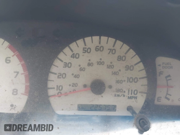 2001 Toyota Tacoma with VIN 5TEHN72N01Z763241, listed as a IAAI auction lot 42185436 with 225,757 mi miles and . Bid and sale history available at carsss.com. Image 7.