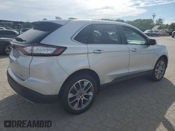 2017 Ford Edge Titanium with VIN 2FMPK4K86HBC18128, listed as a Copart auction lot 59304254 with 96,112 mi miles and Salvage Title. Bid and sale history available at carsss.com. Image 3.