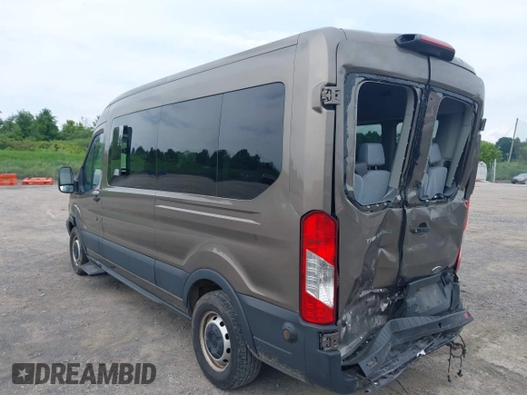 2019 Ford Transit Passenger XL with VIN 1FBAX2CM9KKA43841, listed as a IAAI auction lot 39914010 with 62,032 mi miles. Bid and sale history available at carsss.com. Image 3.