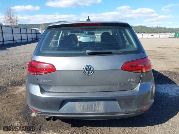 2015 Volkswagen Golf TSI SEL with VIN 3VW217AU1FM095204, listed as a IAAI auction lot 41970297 with 96,338 mi miles. Bid and sale history available at carsss.com. Image 16.