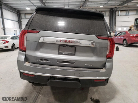 2023 GMC Yukon XL SLT with VIN 1GKS2GKD1PR151029, listed as a Copart auction lot 88942875 with 52,002 mi miles and Salvage Title. Bid and sale history available at carsss.com. Image 6.